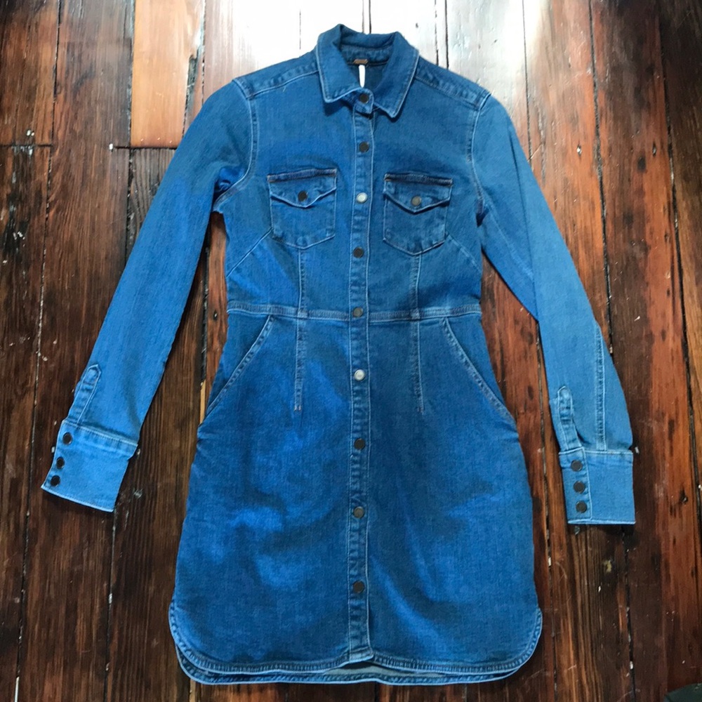 Denim dress